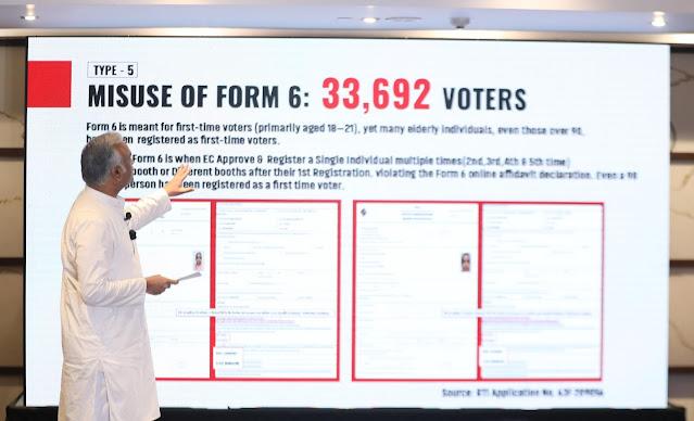 مہادیوپورہ میں ووٹر لسٹ فراڈ نے انتخابی نتائج کو متاثر کیا، جعلی پتے اور دوہری رجسٹریشن بے نقاب — پریانک کھرگے