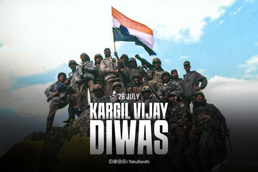 کارگل وجے دوس: قومی قیادت اور کانگریس رہنماؤں کا شہداء کو خراجِ عقیدت، قومی یکجہتی، قربانی اور جرأت کی علامت قرار