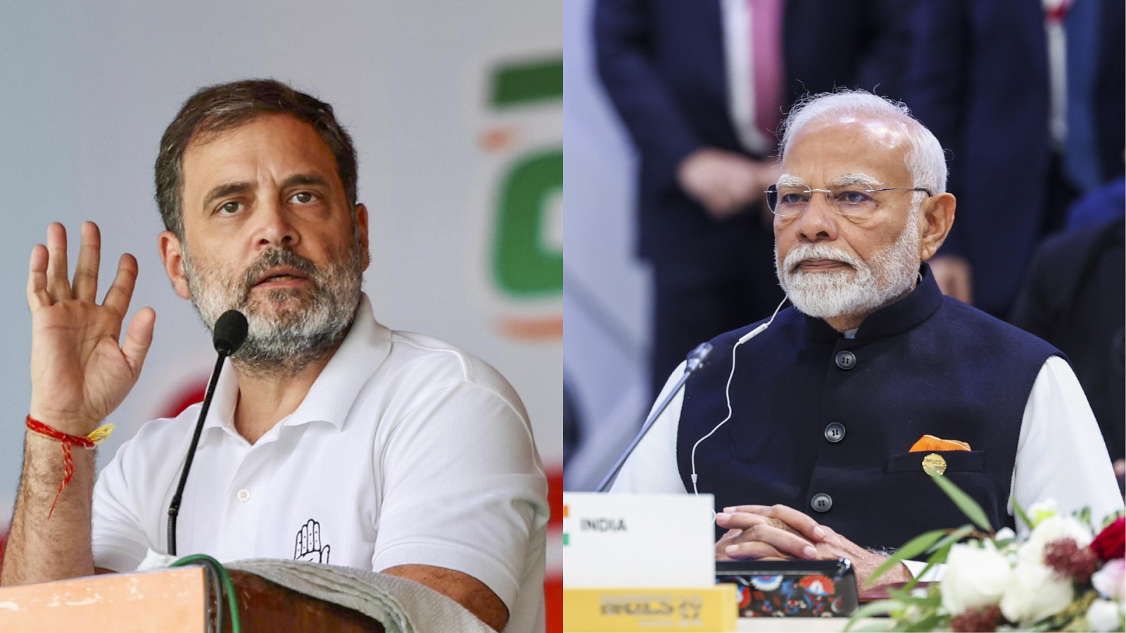 راہل گاندھی کا مودی پر وار: ’’پیوش گوئل چاہے شور مچائیں، وزیراعظم ٹرمپ کی ڈیڈلائن کے سامنے جھکیں گے‘‘