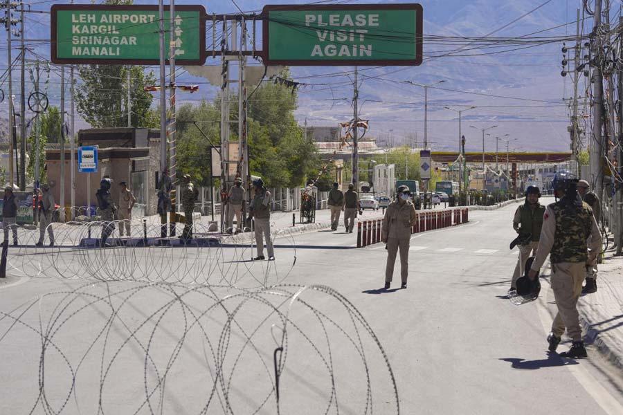 لیہہ میں کرفیو کی پابندیاں مسلسل پانچویں روز بھی جاری