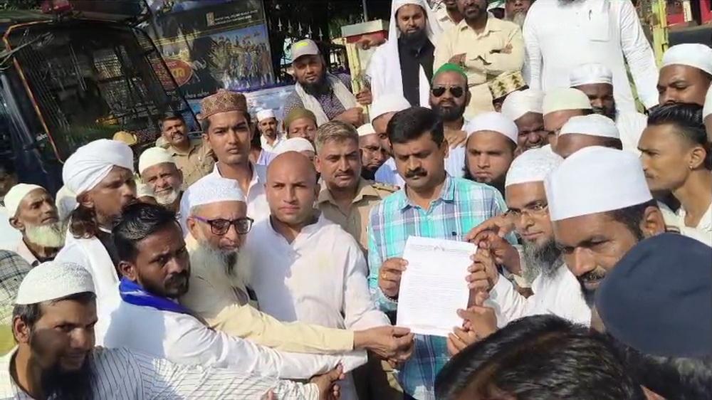 ہلیال میں وقف ترمیمی قانون کے خلاف زبردست احتجاج؛ جمعیۃ العلماء کی قیادت میں ہزاروں مسلمانوں کی شرکت