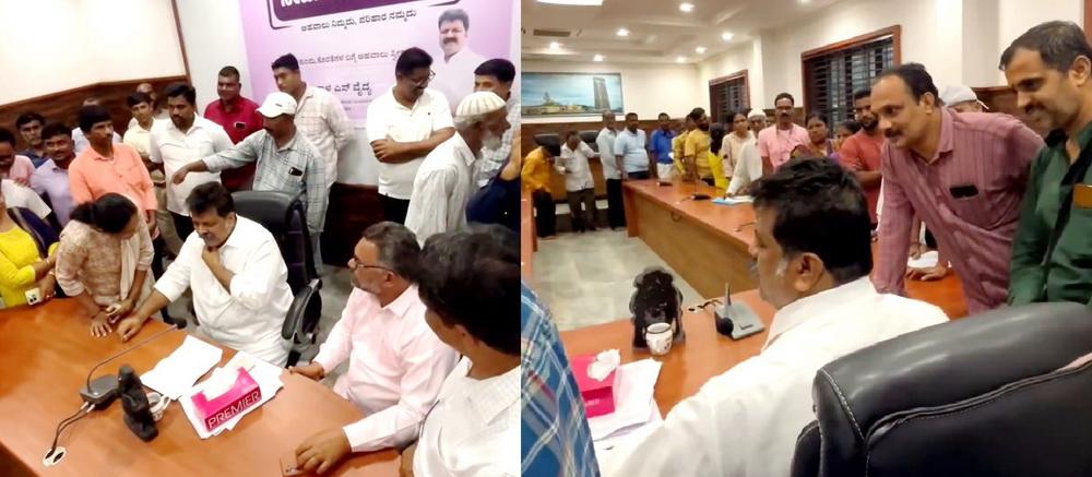 بھٹکل میں وزیر منکال وئیدیا کی طرف سے منعقد ہوا جنتا درشن