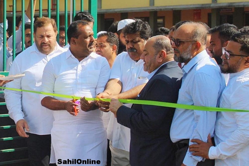 بھٹکل: انجمن کالج کیمپس میں اسپیکر یو ٹی قادر کے ہاتھوں اسپورٹس گراؤنڈ کا افتتاح