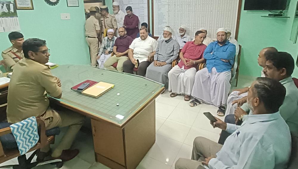 ضلع اُترکنڑا کے نئے ایس پی دیپن ایم این  کا پہلا بھٹکل دورہ؛ مختلف اداروں کے ذمہ داران نے کیا پرتپاک استقبال