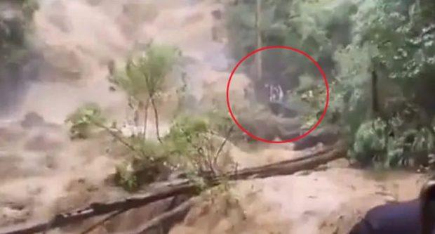 یلاپورمیں آبشار کی سیاحت کے لئے آئے ہوئے تین طالب علموں کو ڈوبنے سے بچا لیا گیا