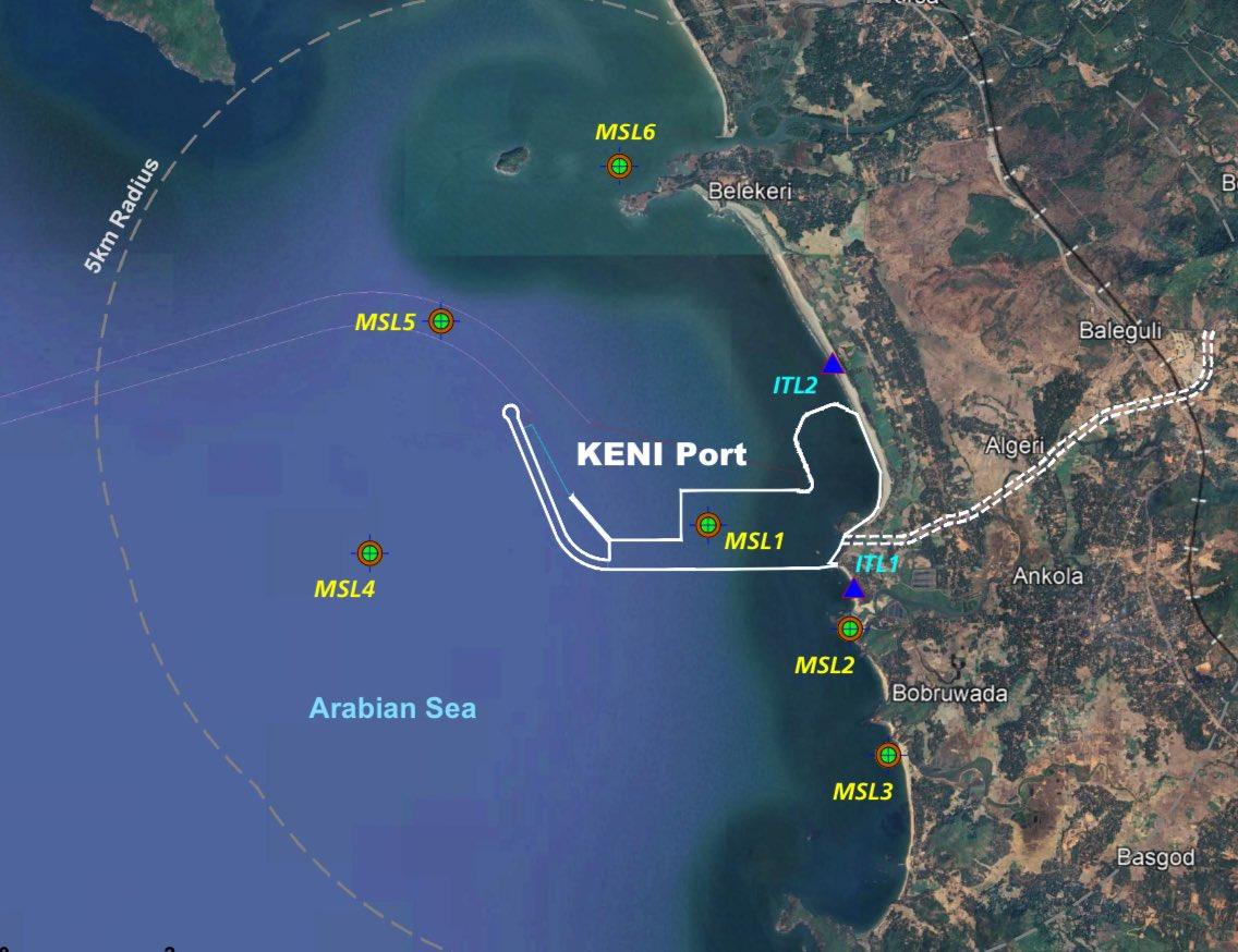 انکولہ میں متنازعہ کینی بندرگاہ کے لئے پورا ہوا ساحلی سروے