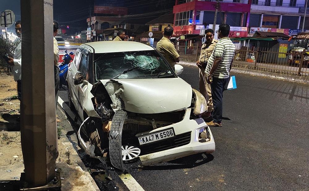 بھٹکل؛ تینگنگونڈی جماعت کے قاضی کنداپورمیں ہوئے سڑک حادثے میں زخمی؛ مینگلور اسپتال منتقل