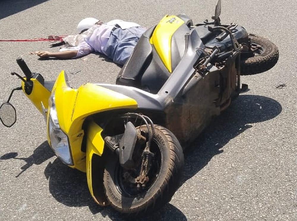 بھٹکل نیشنل ہائی وے پربس نے دی پیچھے سے بائک کو ٹکر؛ بائک سوار کی موقع پر موت