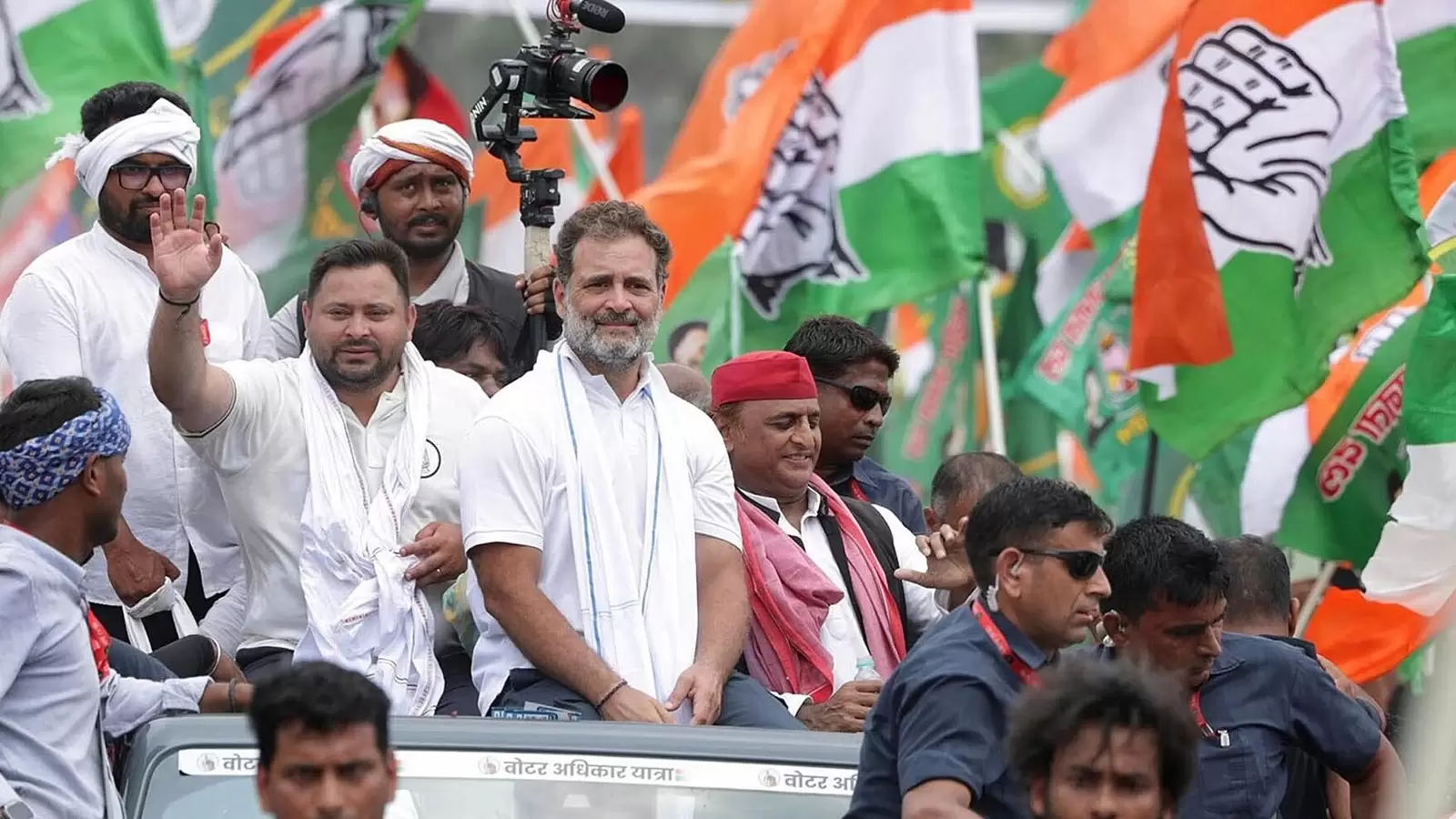 راہل گاندھی کی 16 روزہ ’ووٹر ادھیکار یاترا‘ پٹنہ میں حتمی مارچ کے ساتھ مکمل ہوگی