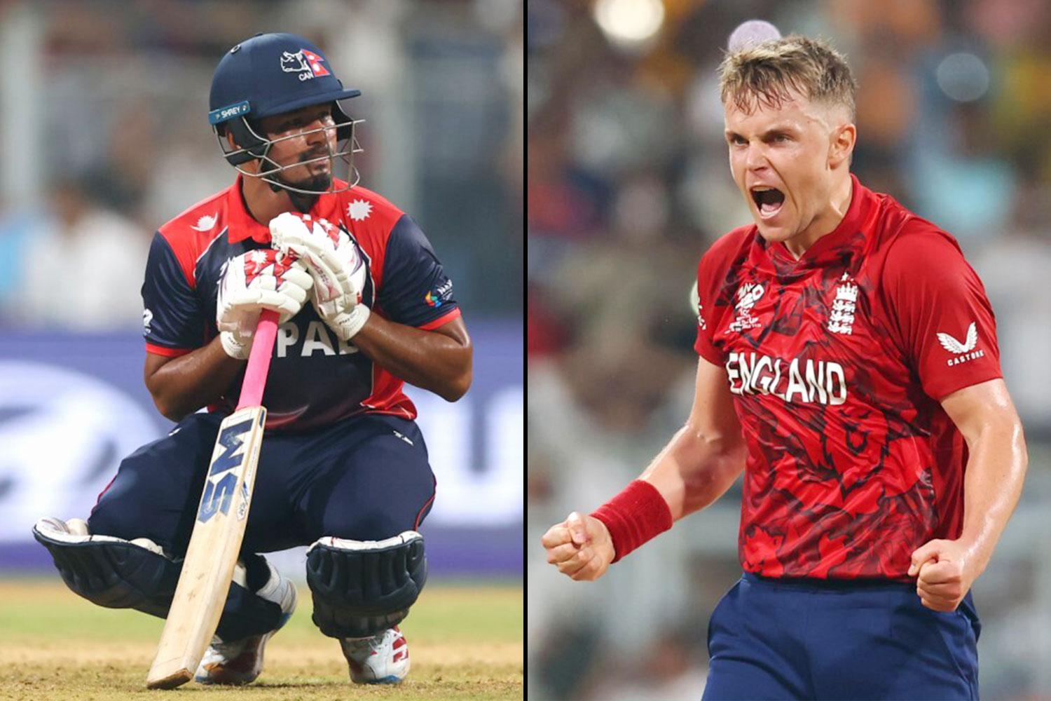 ٹی ٹوینٹی عالمی کپ: سنسنی خیز مقابلے میں انگلینڈ نے نیپال کو چار رنز سے شکست دی