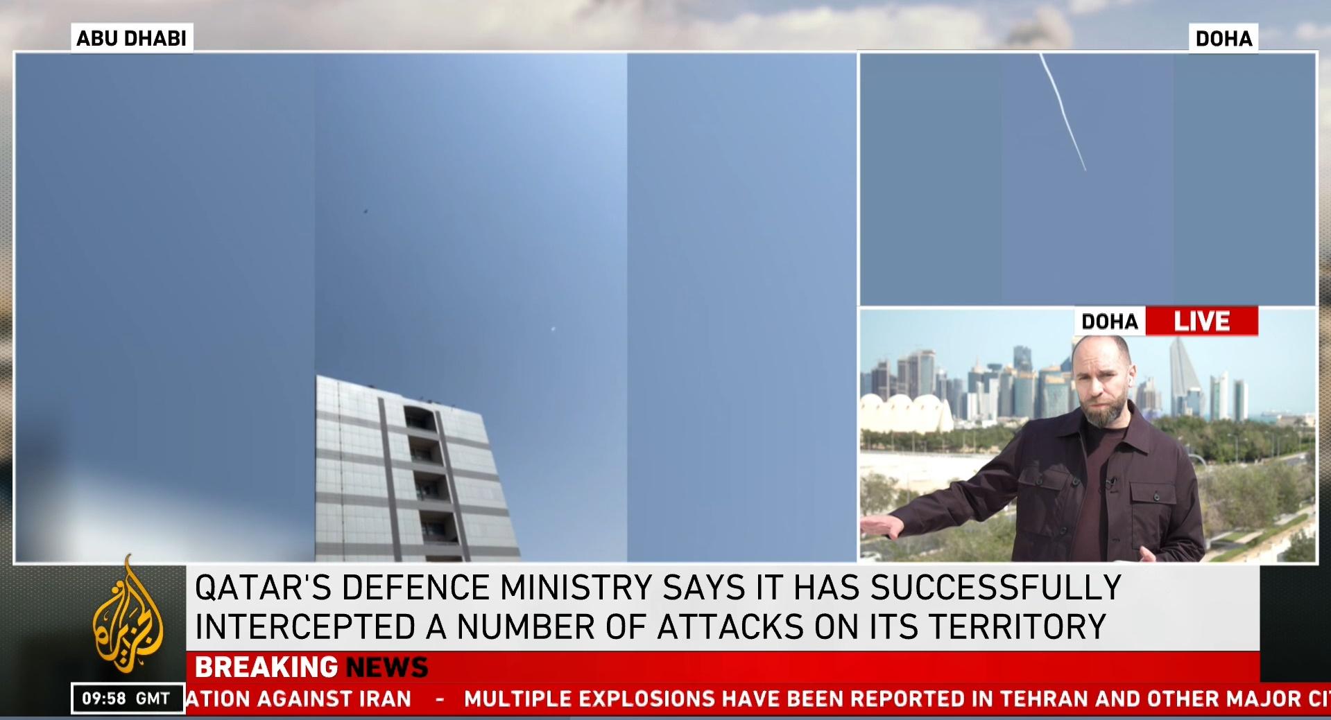 ایران پر امریکی۔اسرائیلی میزائلوں کی بارش؛ خلیج میں ایران کے جوابی حملے، پورا خطہ ہائی الرٹ پر