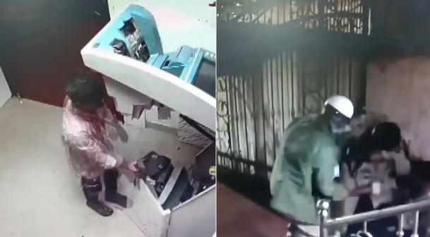 بیلاری میں اے ٹی ایم لوٹنے کی کوشش ناکام،  ملزم رنگے ہاتھوں گرفتار