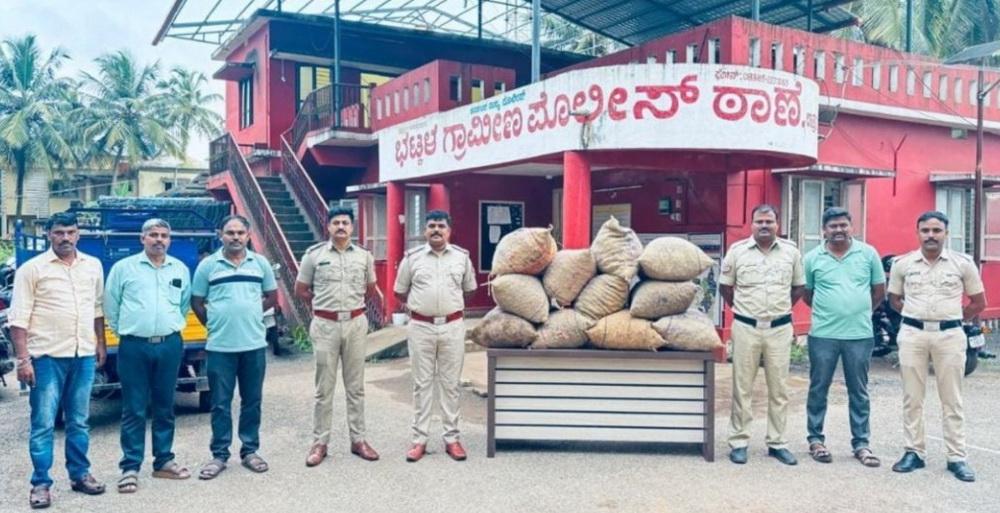 بھٹکل میں سپاری چرانے والے 3 ملزم گرفتار