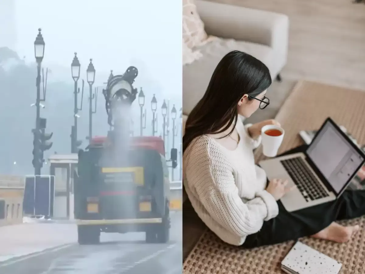 دہلی میں آلودگی کے سبب 50 فیصد ورک فرام ہوم لازمی، خلاف ورزی پر سخت کارروائی