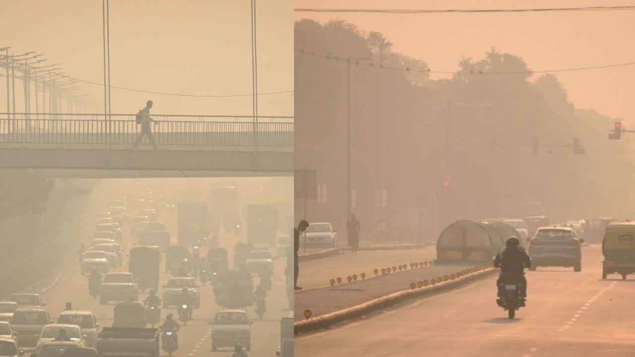 دہلی میں سرد لہر نے دی  دستک ، کہرا اور زہریلی فضا سے روزمرہ زندگی متاثر