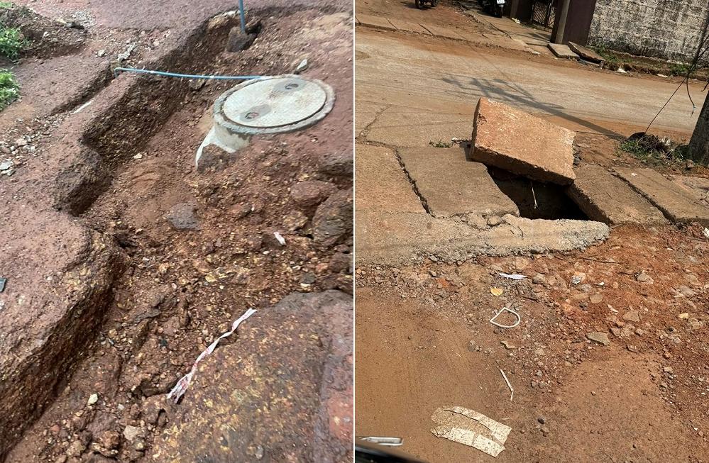 بھٹکل: گڈلک روڈ، کارگیدے کے عوام بنیادی سہولیات سے محروم؛ سڑک و نالیوں کی خستہ حالی پر انتظامیہ کو وارننگ