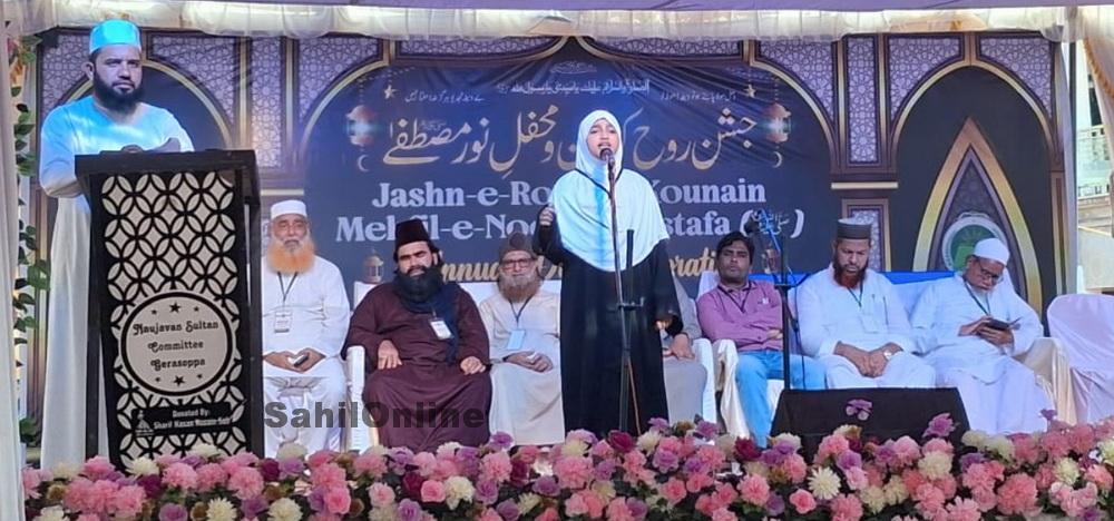 ہوناور کے اُپنّی میں رضا عربک اسکول کا سالانہ جلسہ؛ طلبہ کے پروگراموں سے حاضرین متاثر