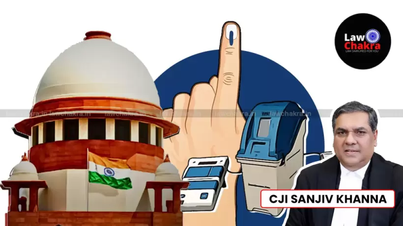 ای وی ایم خرابی کا معاملہ سپریم کورٹ پہنچا، چیف جسٹس سنجیو کھنہ کی بنچ نے سماعت کی منظوری دی