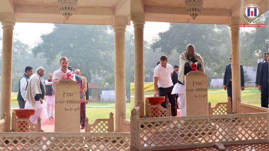 مہاتما گاندھی کی 77ویں برسی: وزیراعظم مودی، کھرگے، راہل گاندھی اور امت شاہ کا خراج عقیدت