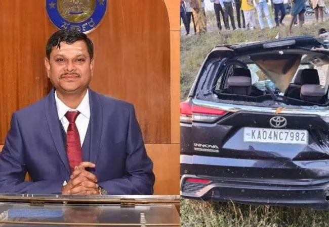 کرناٹک میں المناک حادثہ: سینئر آئی اے ایس افسر مہانتیش بیلگی سمیت تین افراد ہلاک، آوارہ کتے کے اچانک آ جانے سے گاڑی بے قابو
