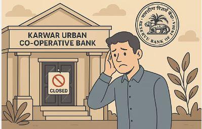 کاروار اربن کوآپریٹیو بینک کو آر بی آئی نے کر دیا بند - رجسٹرار کو دیا 'لکویڈیٹر' مقرر کرنے کا حکم