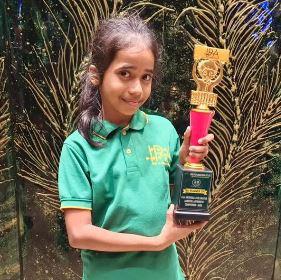 بھٹکل : نیشنل اباکس اور مینٹل ارتھمیٹک  مقابلے میں نمسیا سریش نے حاصل کیا پہلا رنر اپ مقام