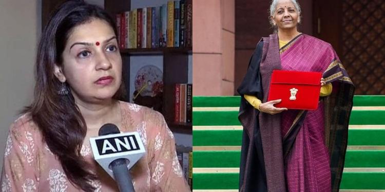 ساڑی کی نمائش، مگر ٹیرف پر خاموشی — پرینکا چترویدی کی بجٹ پر طنزیہ تنقید