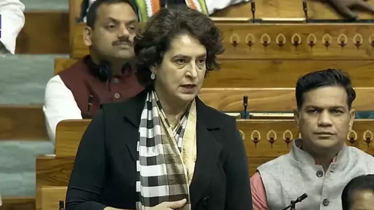 منریگا ترمیمی بل کی جلد بازی میں منظوری پر پرینکا گاندھی کا سخت اعتراض