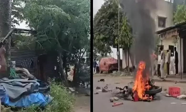 پونے میں قابل اعتراض پوسٹ کے بعد فرقہ وارانہ کشیدگی، مسجد پر بھگوا جھنڈا لہرانے پر تصادم