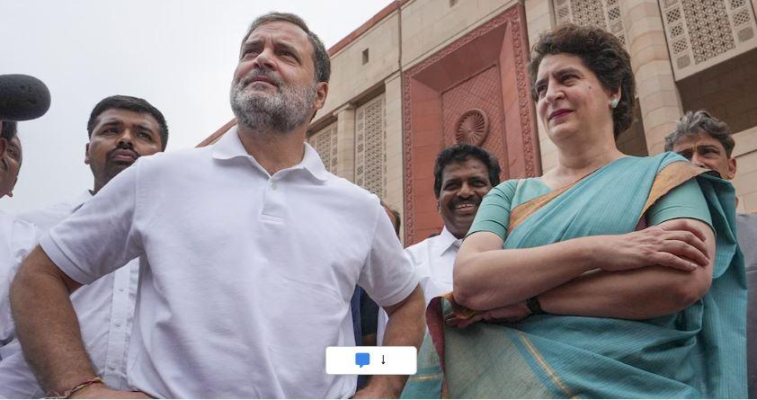 راہباؤں کی گرفتاری پر راہل اور پرینکا کا احتجاج، بی جے پی-آر ایس ایس پر ’غنڈہ راج‘ کا الزام