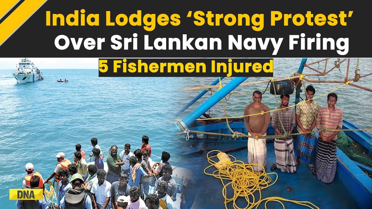 سری لنکائی بحریہ کی فائرنگ سے 5 ہندوستانی ماہی گیر زخمی