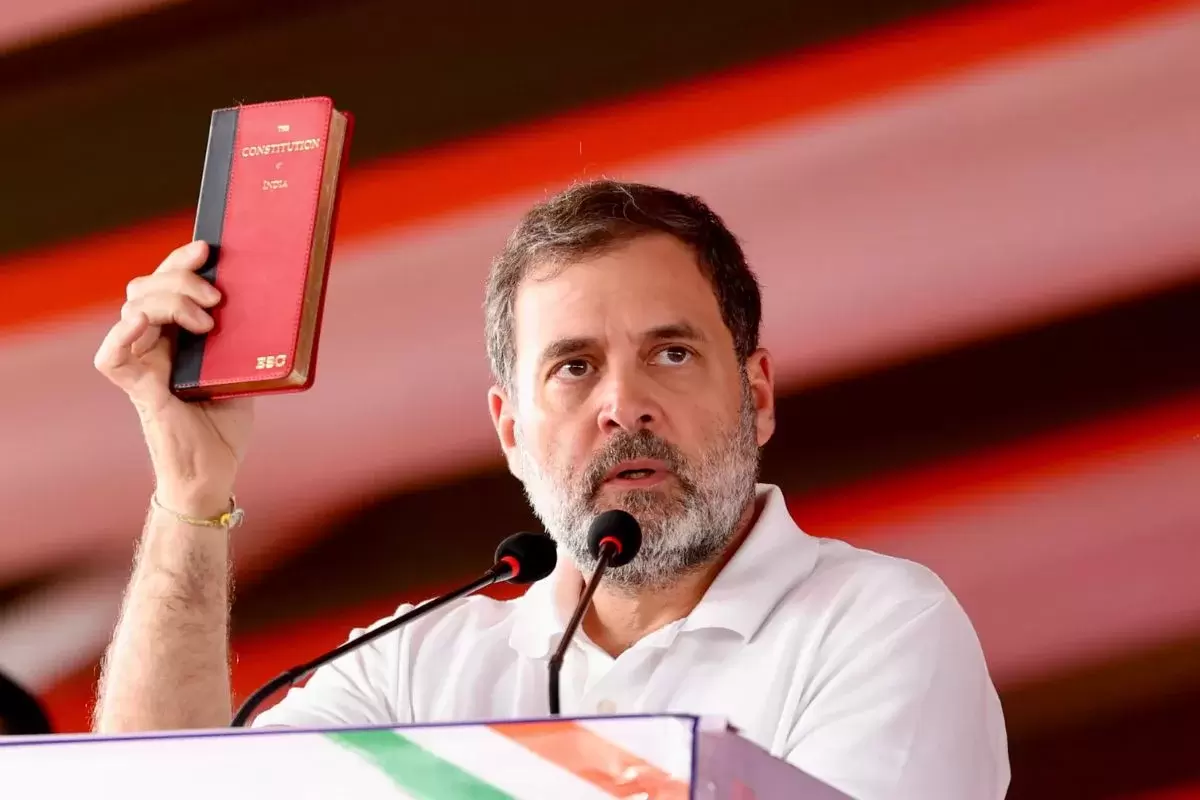 ’بی جے پی-آر ایس ایس ملک کو آزادی سے پہلے کے دور میں لے جانا چاہتی ہیں‘، راہل گاندھی کا ریلی میں سخت حملہ