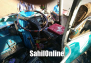 منگلورو میں بس اور لاری کے درمیان خطرناک تصادم ؛ ایک خاتون ہلاک؛ 17 زخمی