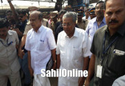 ہندو شدت پسند تنظیموں کے احتجاج کے بائوجود کیرالہ کے وزیراعلیٰ پینرائی وجیئن کی مینگلور آمد؛ ٹرین سے پہنچے مینگلور