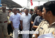 ہندو شدت پسند تنظیموں کے احتجاج کے بائوجود کیرالہ کے وزیراعلیٰ پینرائی وجیئن کی مینگلور آمد؛ ٹرین سے پہنچے مینگلور