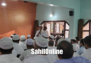 عبد اللہ دامودی صاحب کی وفات پر تنظیم اور انجمن کی جانب سے مشترکہ تعزیتی اجلاس 