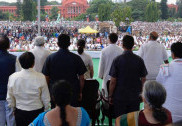 کماراسوامی بنے کرناٹک کے نئے  وزیراعلیٰ ؛ جی پرمیشور نے لیا ڈپٹی سی ایم کا حلف؛ بنگلور میں سیکولر پارٹیوں کے لیڈروں  کا میگا شو