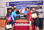  گروسدھیندرا کالج بھٹکل اور جے جی کالج ہبلی نے جیتا کرناٹکا یونیورسٹی شٹل بیڈمنٹن زونل چمپئین کا خطاب؛ بھٹکل انجمن کو سوم مقام