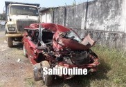 یلاپور میں کار اور ٹینکر کی بھیانک ٹکر؛ دلہا ہلاک چار دیگر شدید زخمی