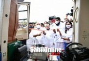 وزیر اعلیٰ ایڈی یورپا کے ہاتھوں جنوبی ہند کی اولین ائیر ایمبولنس کا افتتاح