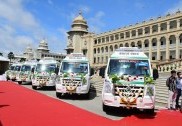 Karnataka CM Basavraj Bommai inaugurates 120 ambulances at Vidhana Soudha