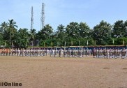 کاروار : 76 ویں جشن آزادی کے موقع پر ضلع انچارج وزیر کوٹا سرینواس پجاری نے کی پرچم کشائی 
