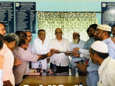 Honnavar: Shri Sharadamba Educational & Urdu Medium Development Trust honours SSLC, PUC toppers in Upponi; various dignitaries also felicitated on the occasion 
