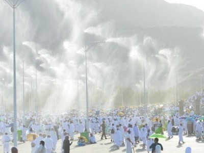 One million pilgrims begin standing at Arafat, marking climax of Hajj