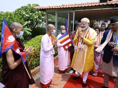 PM Modi lays foundation of Buddhist cultural centre in Lumbini