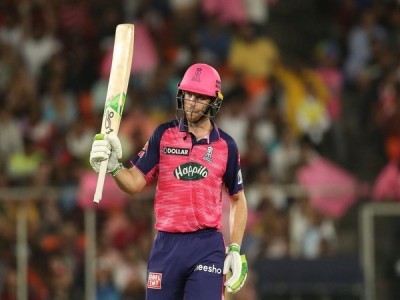 IPL 2022: Buttler slams fourth ton of season as RR set up title clash with debutants GT