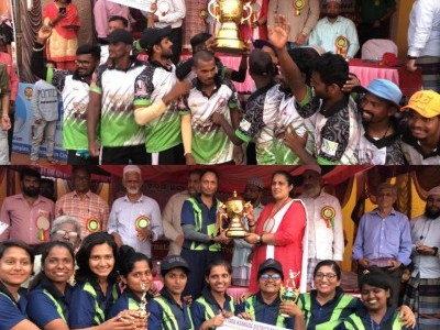 Uttarakhand and Bengaluru clashed in the Deaf Cricket Tournament held in Bhatkal