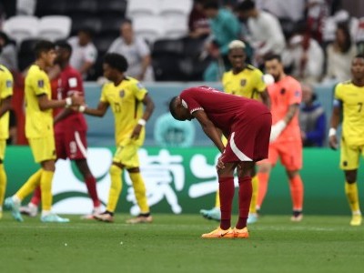 Host Qatar was defeated by Ecuador by two goals in the first match