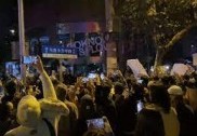 Protesters chant 'step down CCP' in Shanghai against China's zero-Covid policy