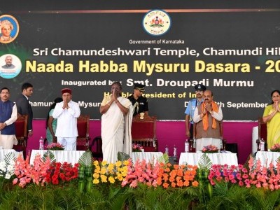 President Murmu inaugurates Dasara festivities in Mysuru
